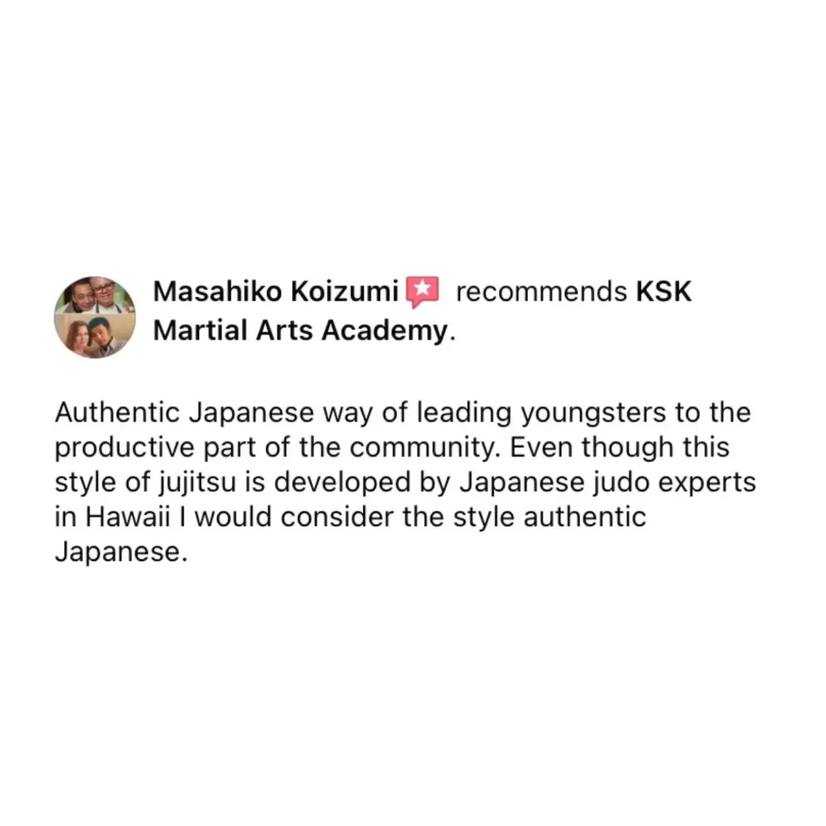 Kenshokan Martial Arts facility image