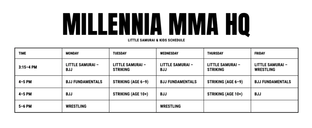 Millennia MMA facility image