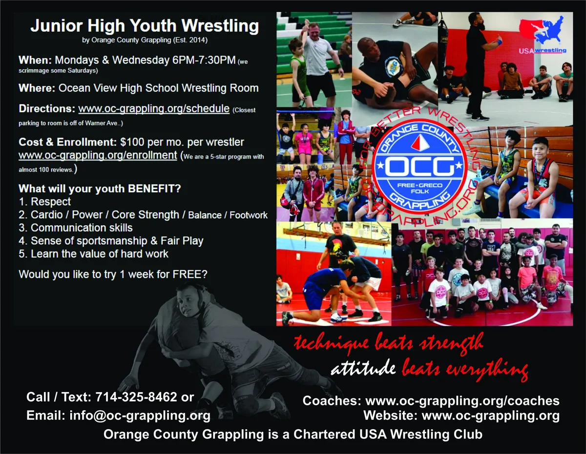 Orange County Grappling (“OCG”) facility image