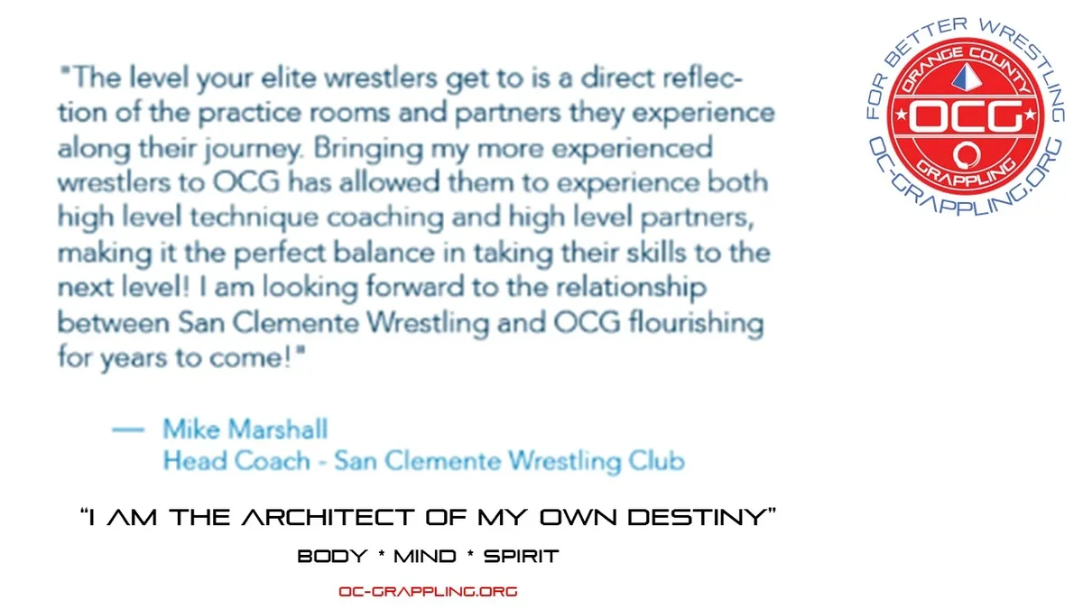 Orange County Grappling (“OCG”) facility image
