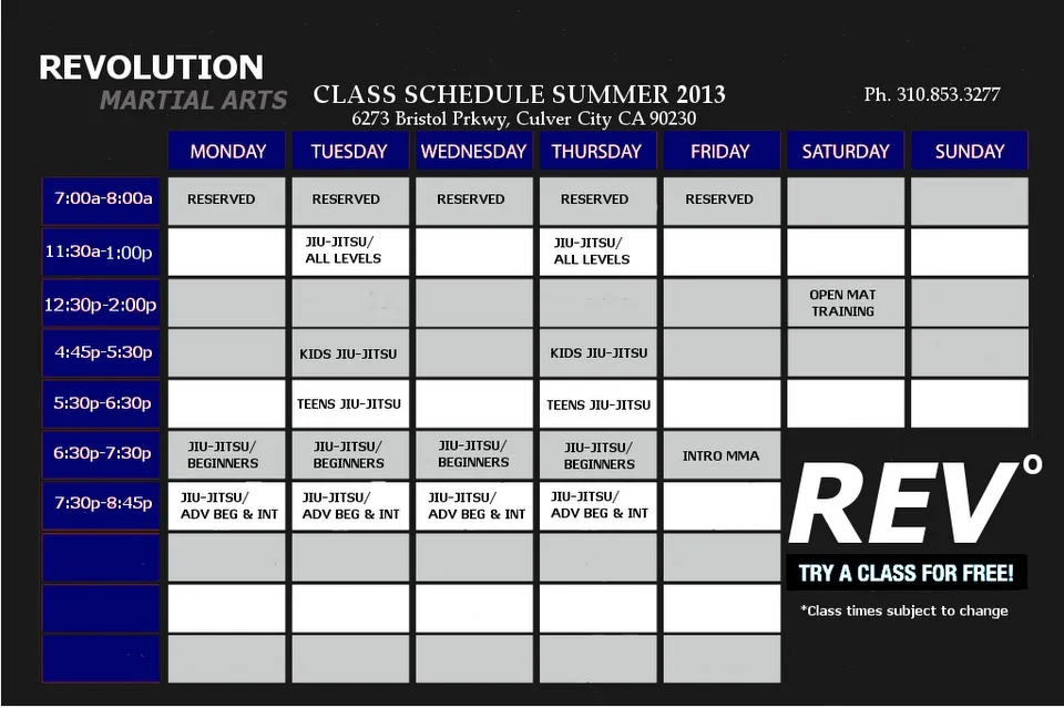 Revolution Martial Arts & Jiu Jitsu facility image