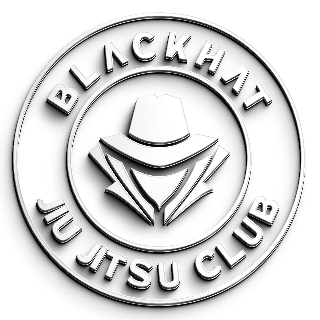 BlackHat Jiu Jitsu Club academy logo
