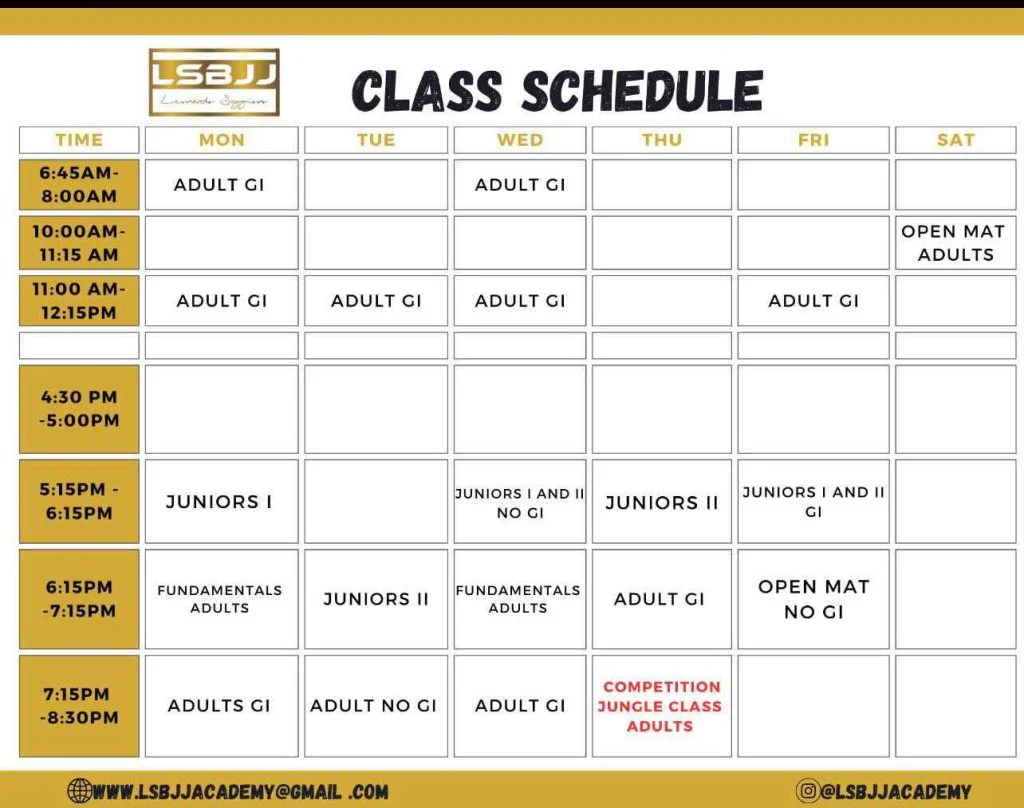 LSBJJ Academy facility image