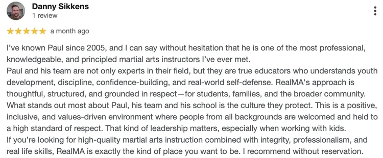 REAL Martial Arts facility image