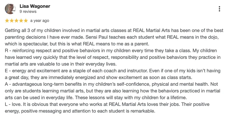 REAL Martial Arts facility image