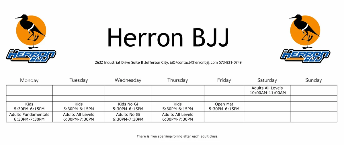 Herron BJJ facility image