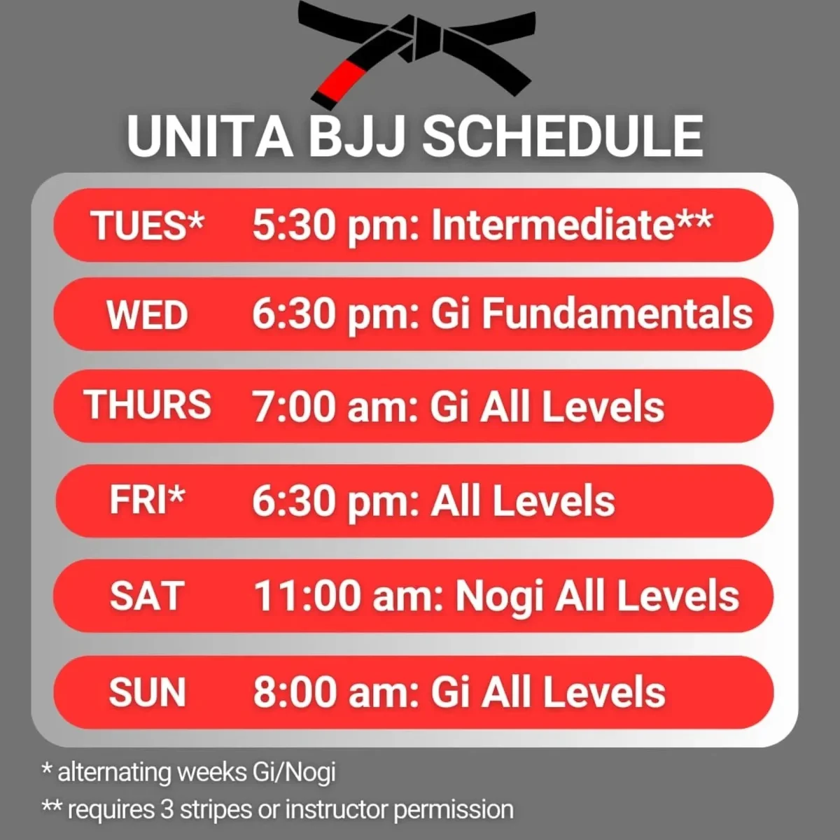 UNITA BJJ facility image