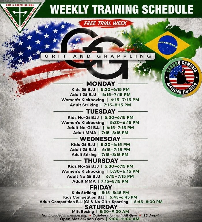 Grit and Grappling MMA academy logo