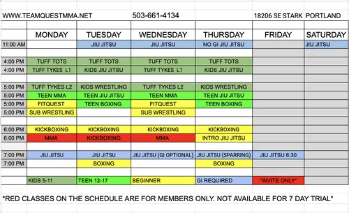 Team Quest MMA facility image