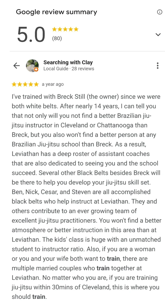 Brazilian Jiu-Jitsu Seminar Cleveland TN facility image