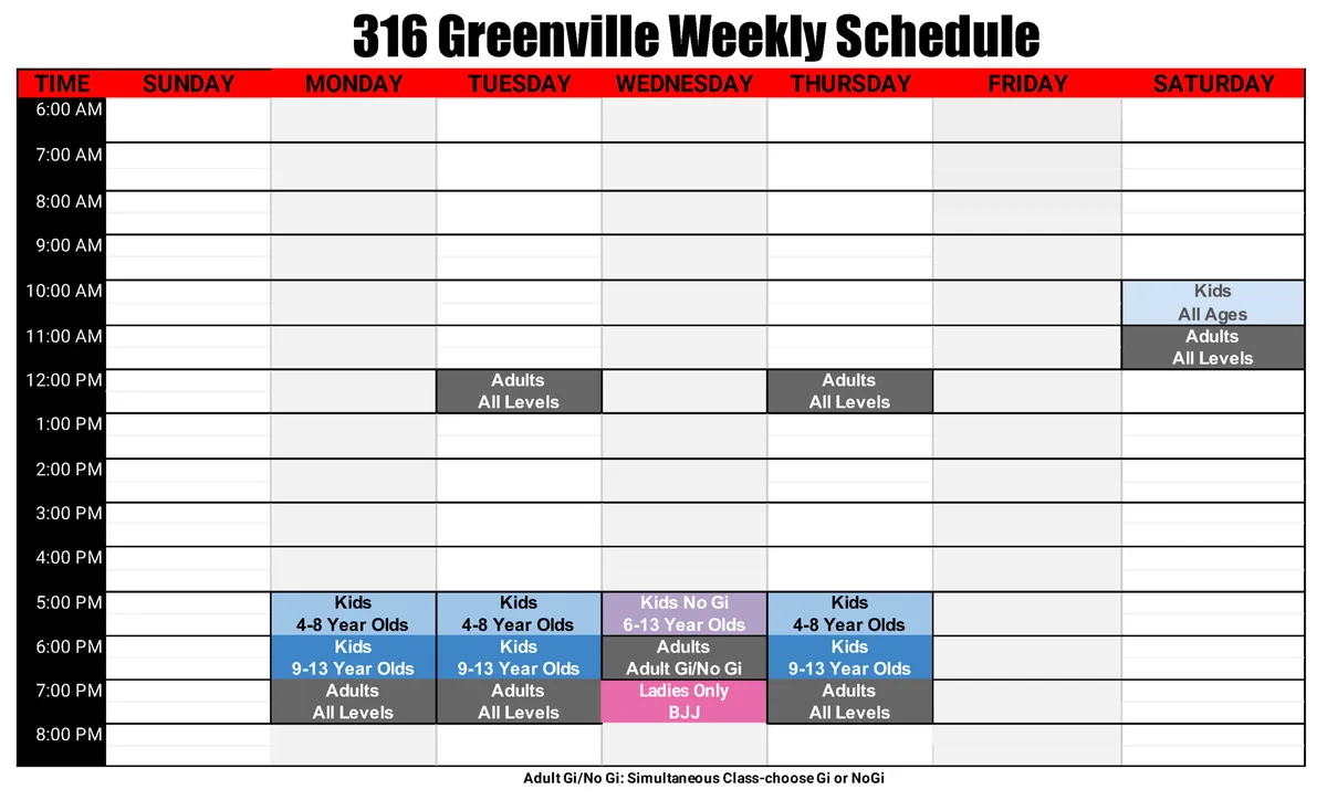 316 BJJ Greenville facility image