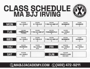 MA BJJ Irving facility image