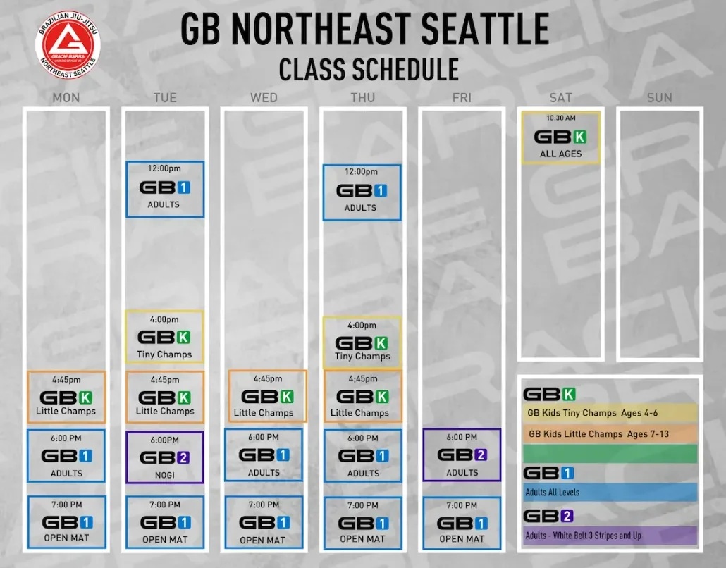 Gracie Barra Northeast Seattle facility image