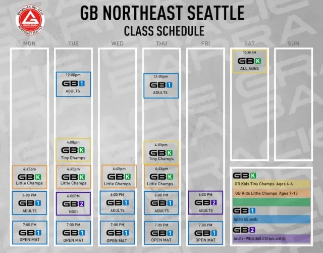 Gracie Barra Northeast Seattle facility image